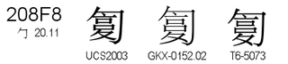 U+208F8